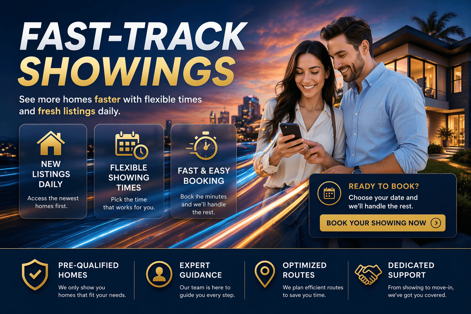 Flow Realty Network fast track showings hero