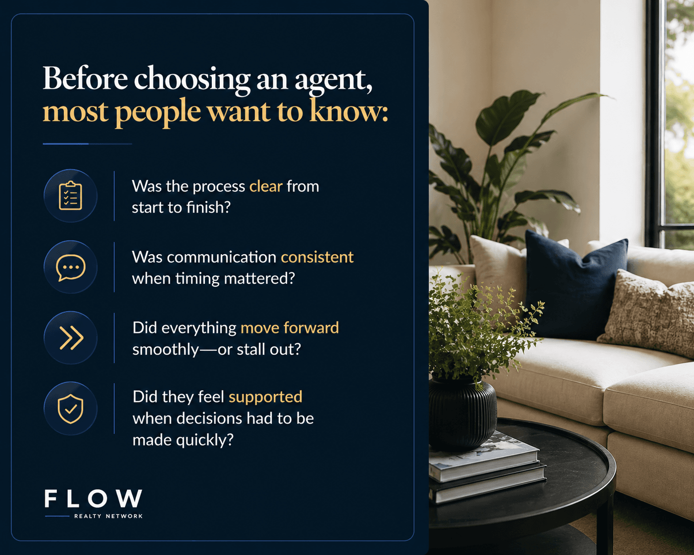 Client reviews at Flow Realty Network