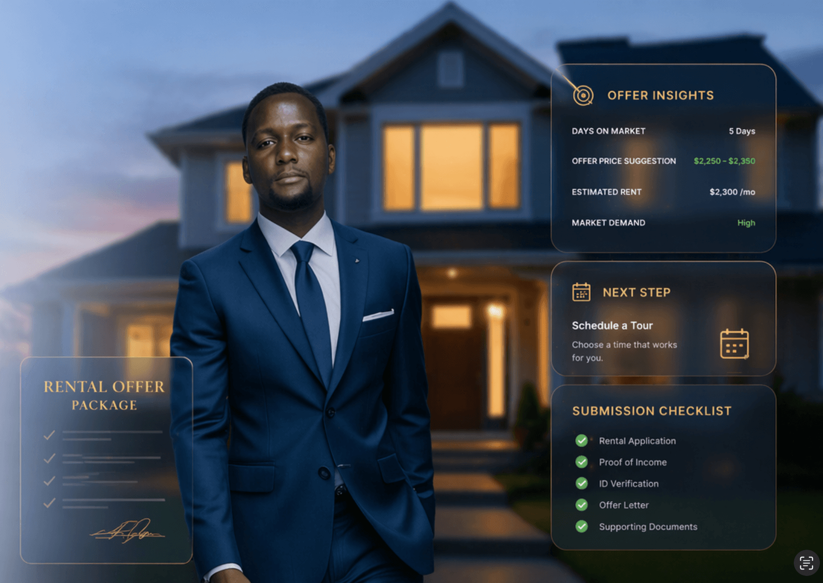 Flow Realty Network submit offer hero